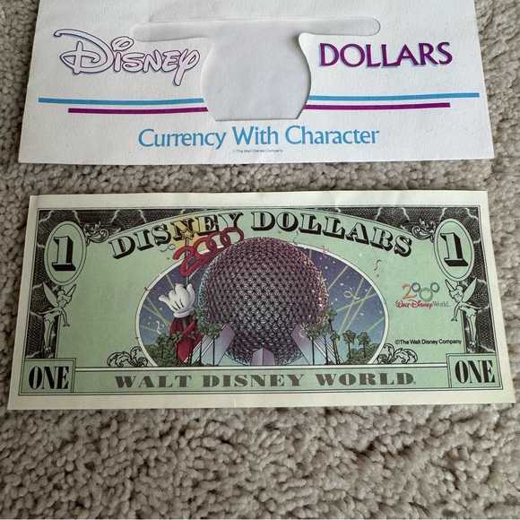 Disney 2000 $1 Dollar with Mickey Mouse - Picture 4 of 7